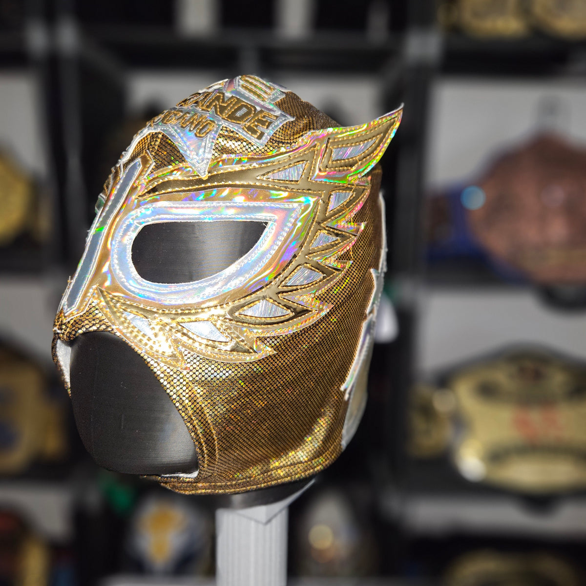 El Grande Americano Gold Semi Pro Plus Adult Size Mask
