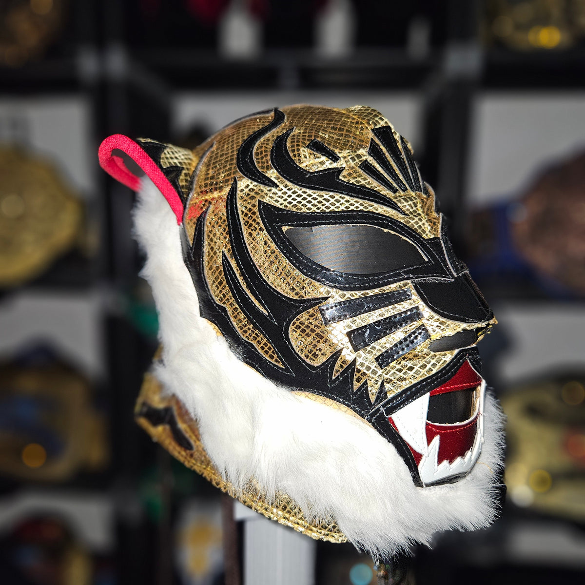 Tiger Mask Gold Semi Pro Adult Size Mask