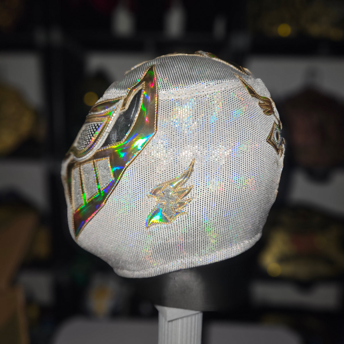 Mistico Gold & White Pro-grade Adult Size Mask