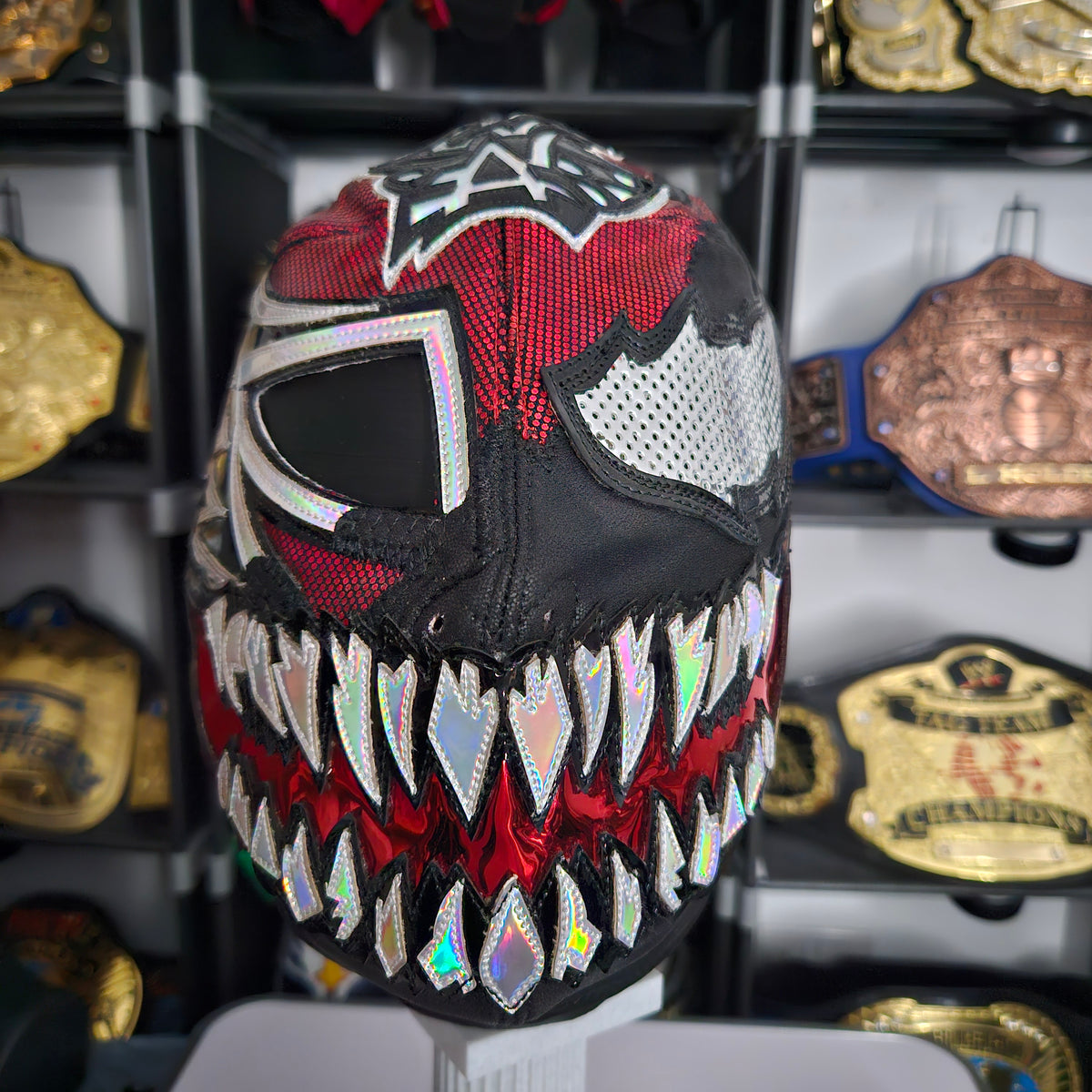 Venom Black & Red Pro-grade Adult Size Mask