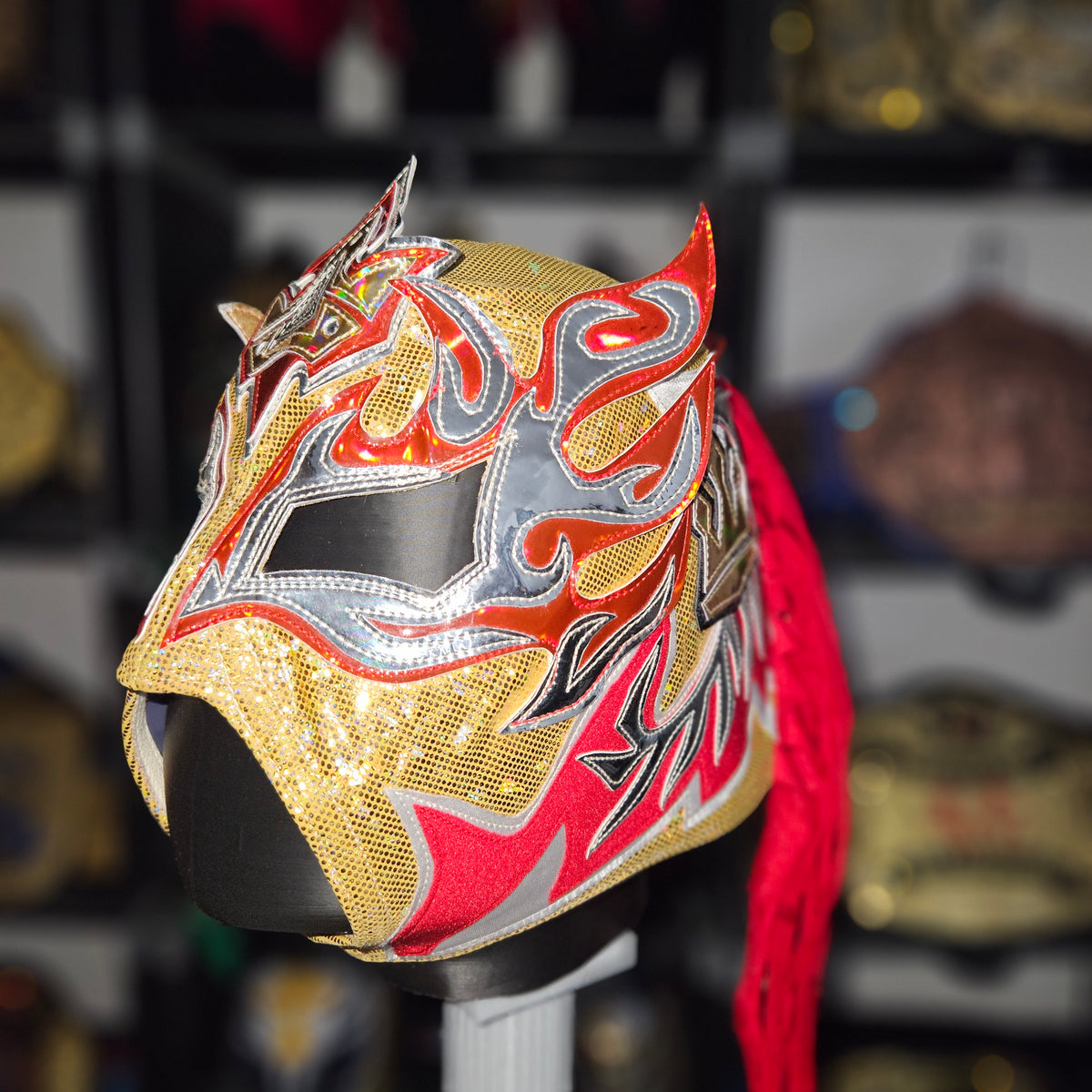 Rey Fenix Orange Adult Size Pro-grade Mask