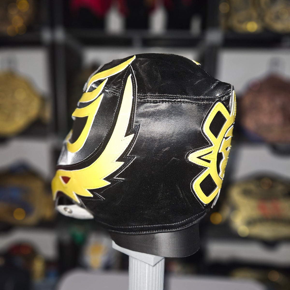 Rey Black & Yellow Semi Pro Adult Size Mask