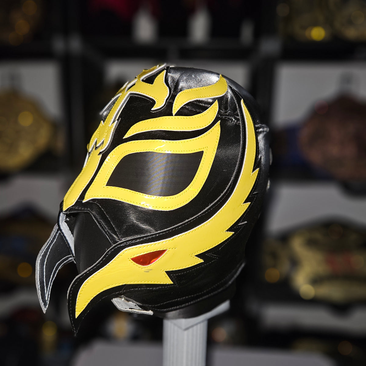 Rey Black & Yellow Semi Pro Adult Size Mask