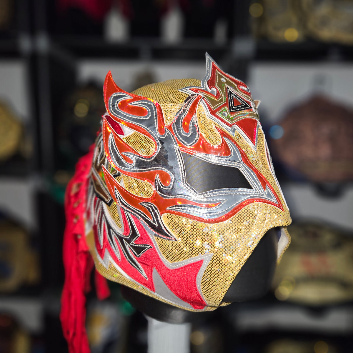Rey Fenix Orange Adult Size Pro-grade Mask