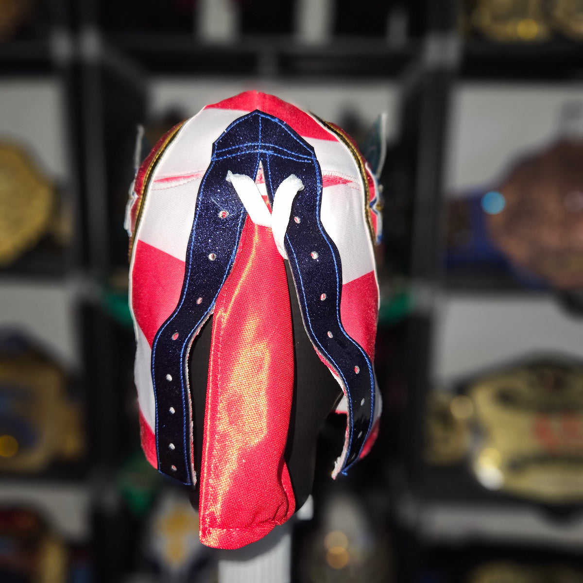 El Grande Americano Stripes Semi Pro Plus Adult Size Mask