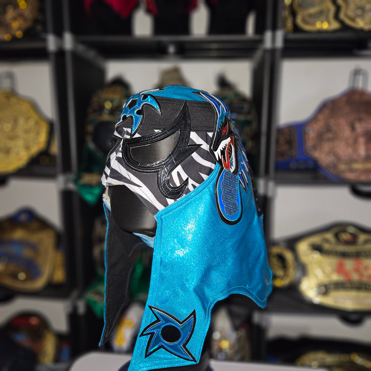 Penta Blue Zebra Adult Size Pro-grade Mask