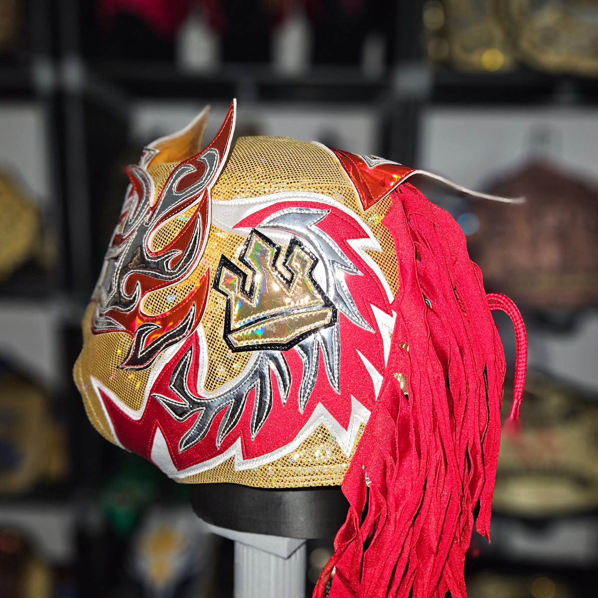 Rey Fenix Orange Adult Size Pro-grade Mask
