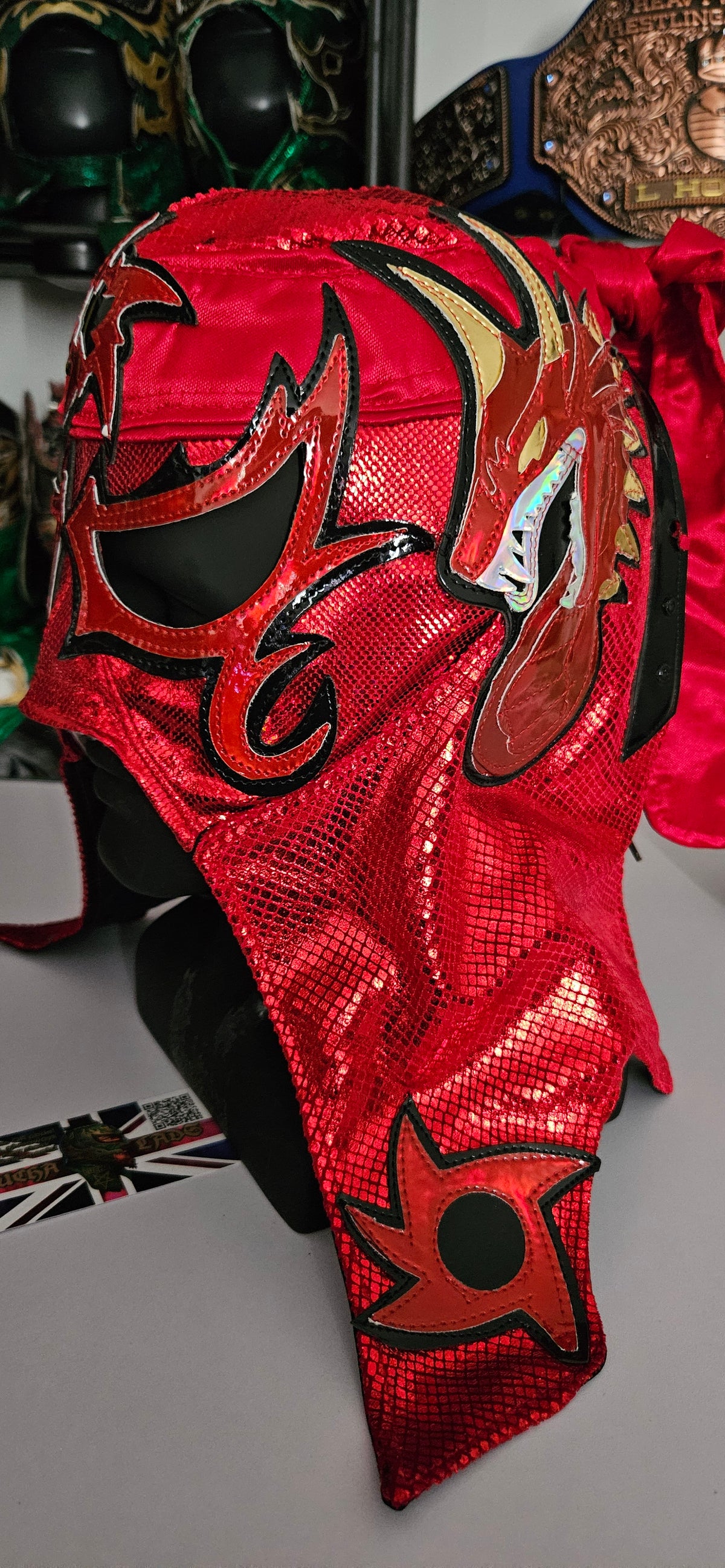 Penta Full Red Semi Pro Adult Size Mask
