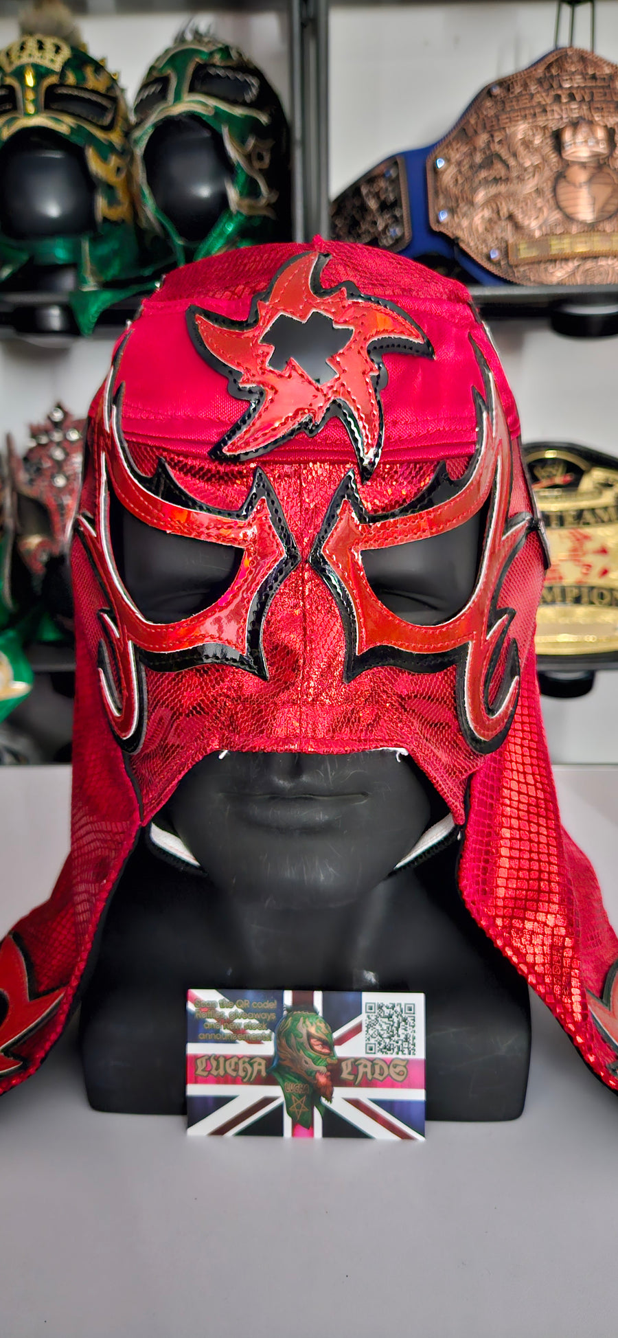 Penta Full Red Semi Pro Adult Size Mask
