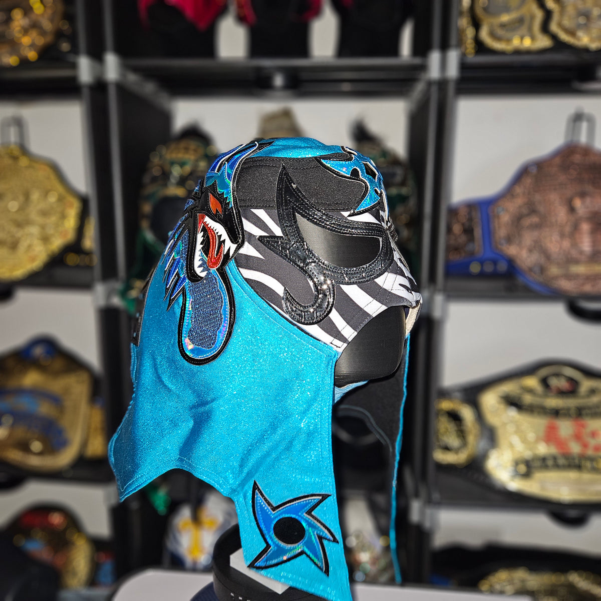 Penta Blue Zebra Adult Size Pro-grade Mask