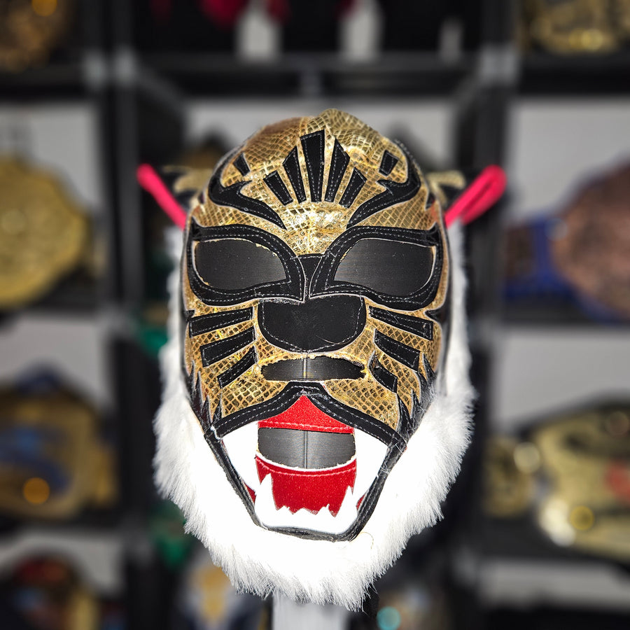 Tiger Mask Gold Semi Pro Adult Size Mask