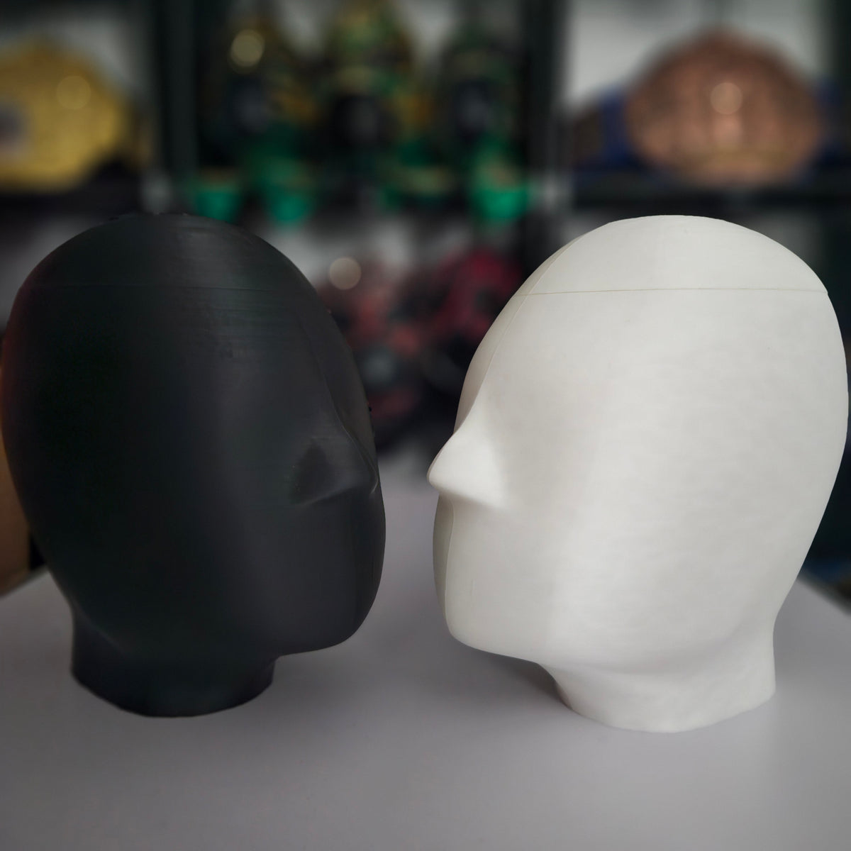 Wrestling Lucha Mask Display Head