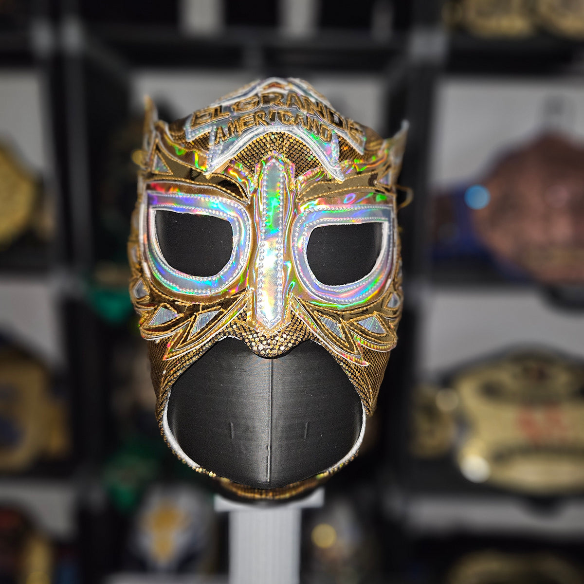 El Grande Americano Gold Semi Pro Plus Adult Size Mask