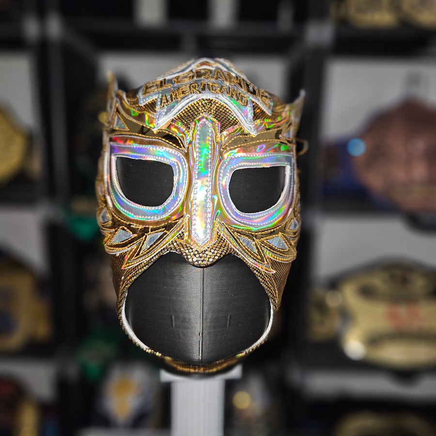 El Grande Americano Gold Semi Pro Plus Adult Size Mask
