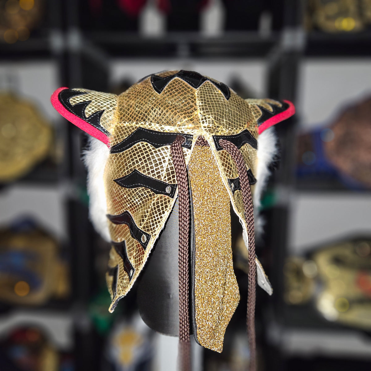 Tiger Mask Gold Semi Pro Adult Size Mask