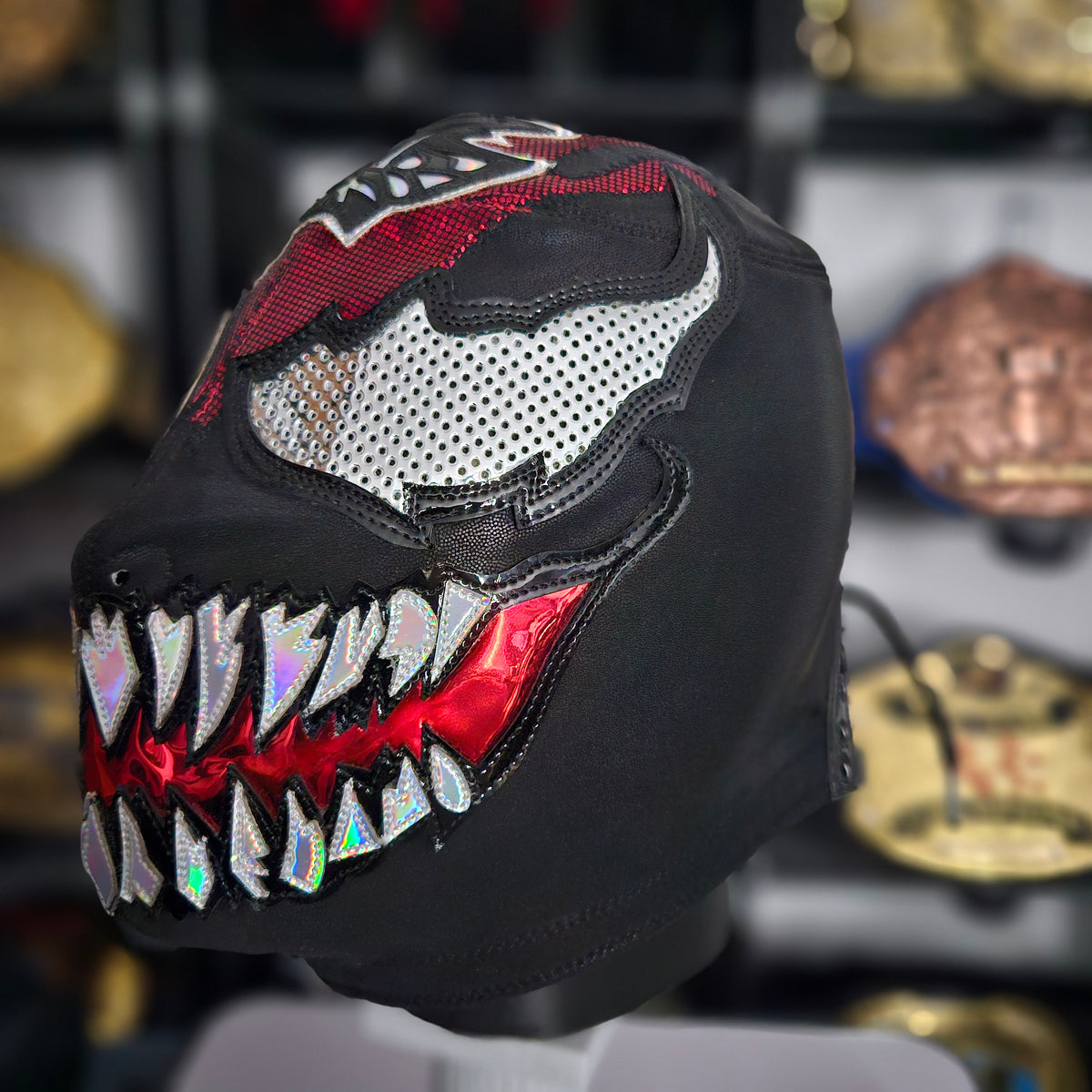 Venom Black & Red Pro-grade Adult Size Mask