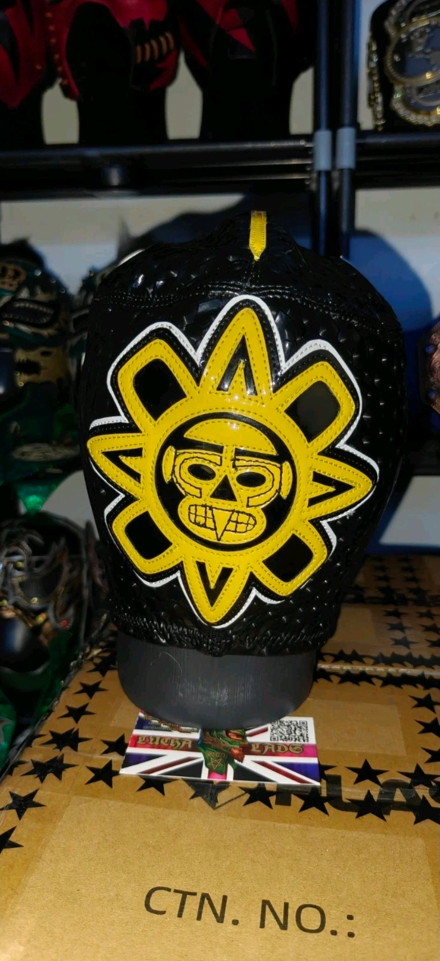 Rey Black & Yellow Adults Pro-grade Mask