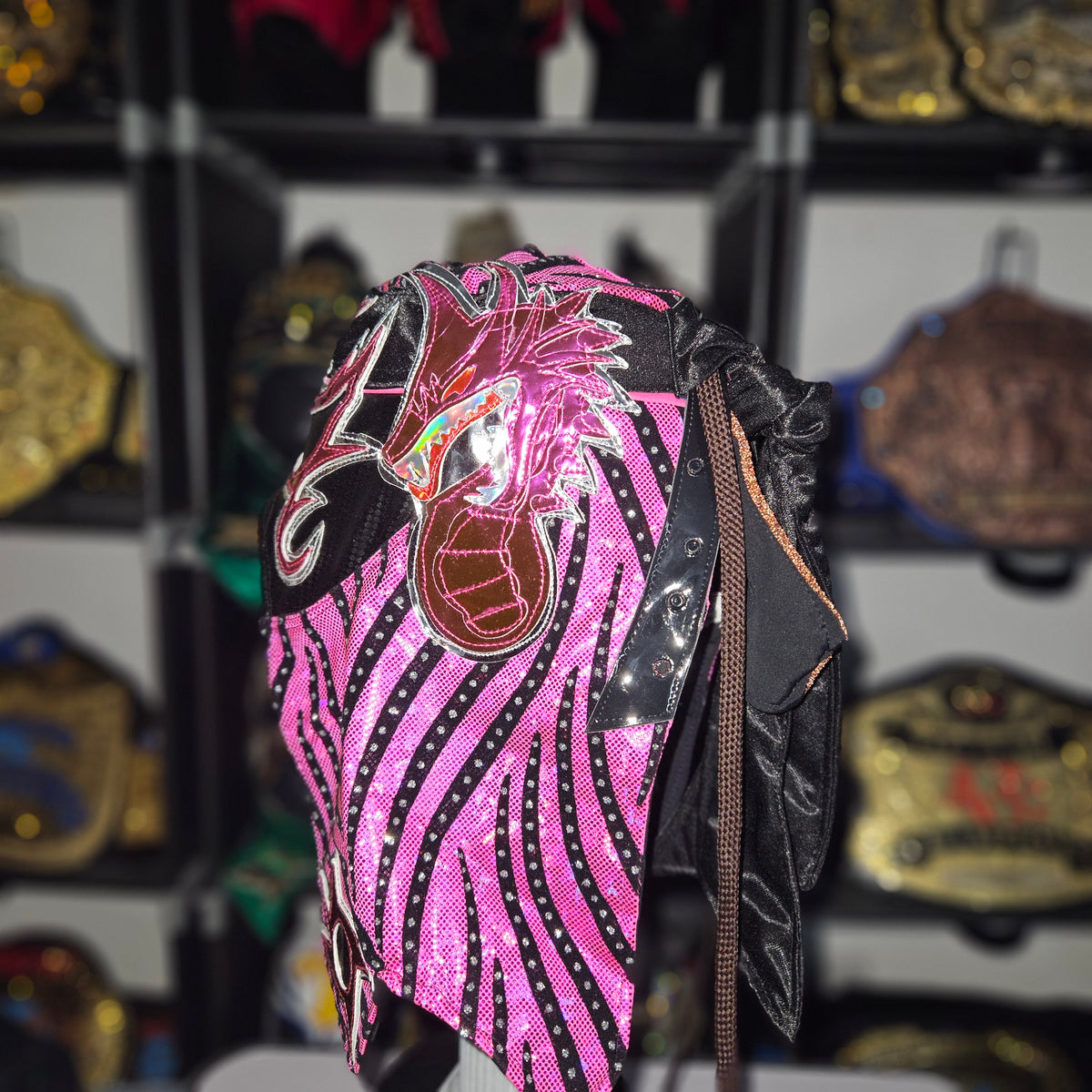 Penta Pink Backlash Style Semi Pro Adult Size Mask