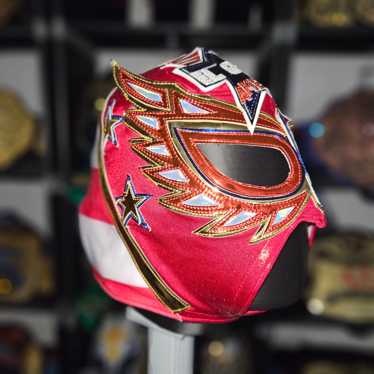 El Grande Americano Stripes Semi Pro Plus Adult Size Mask