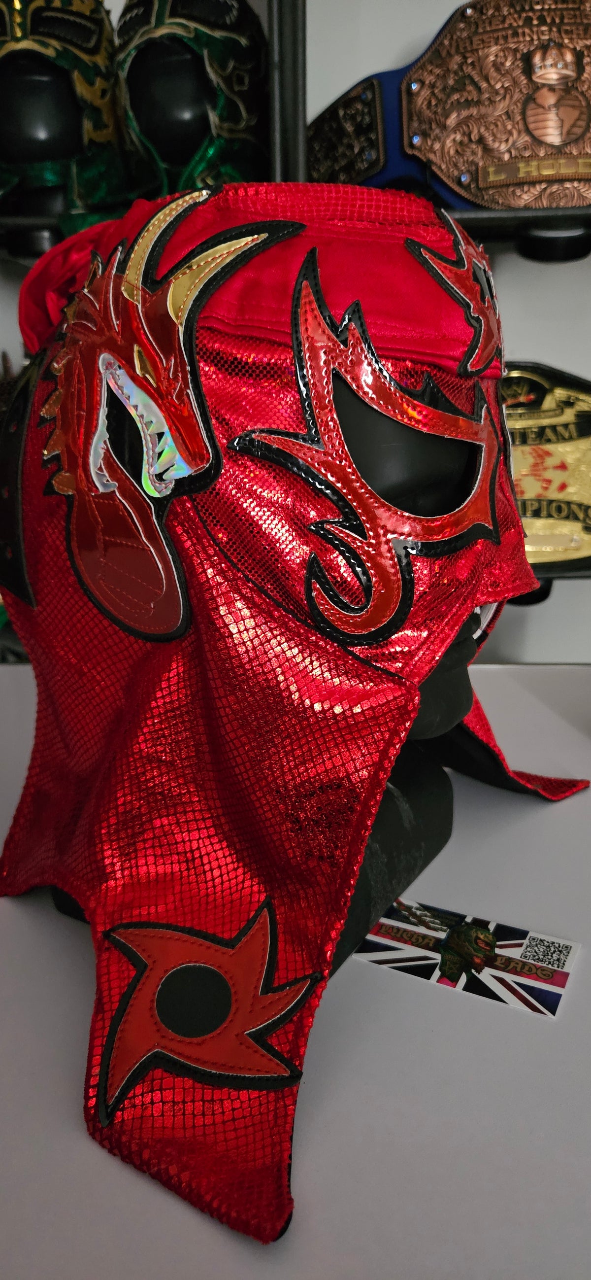 Penta Full Red Semi Pro Adult Size Mask