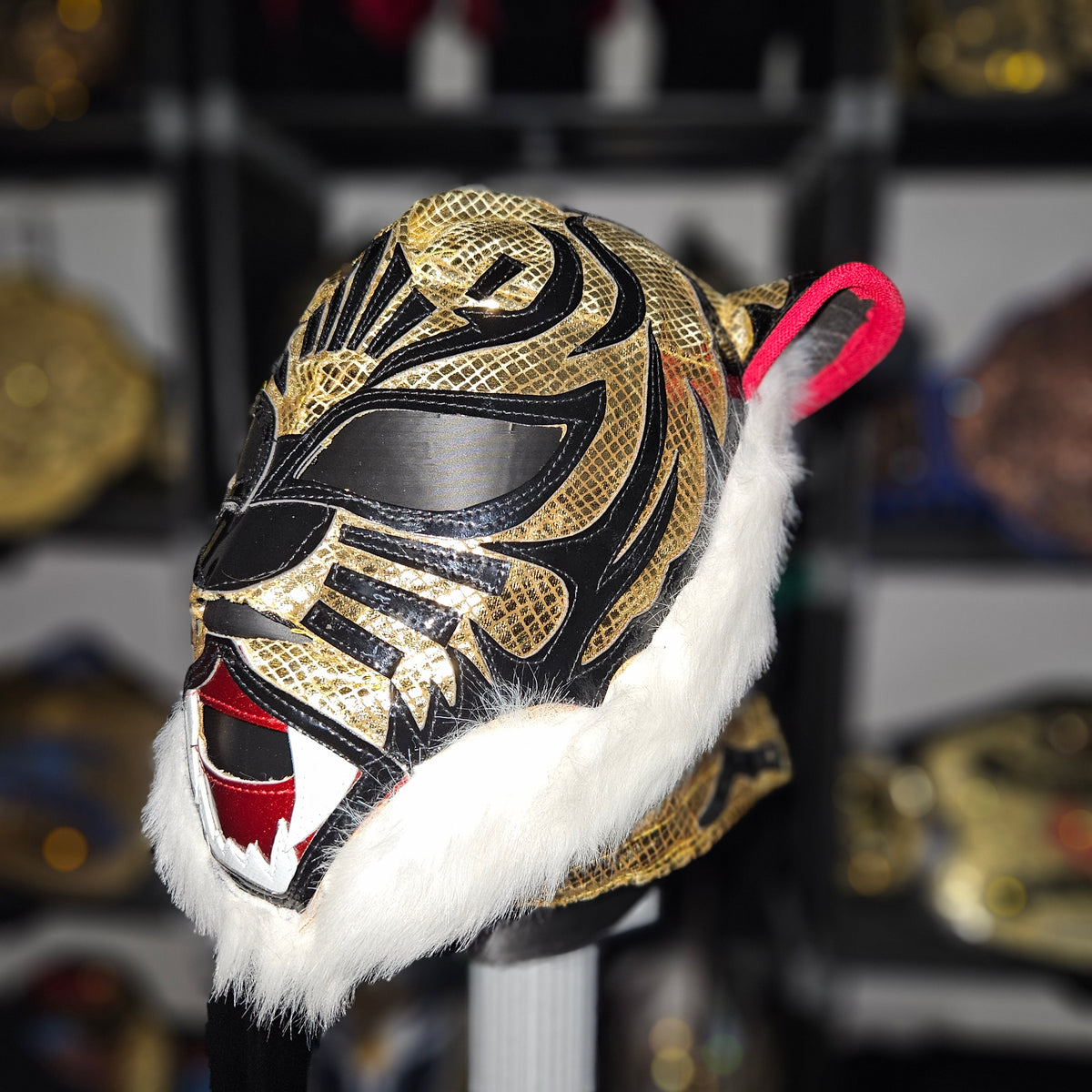 Tiger Mask Gold Semi Pro Adult Size Mask