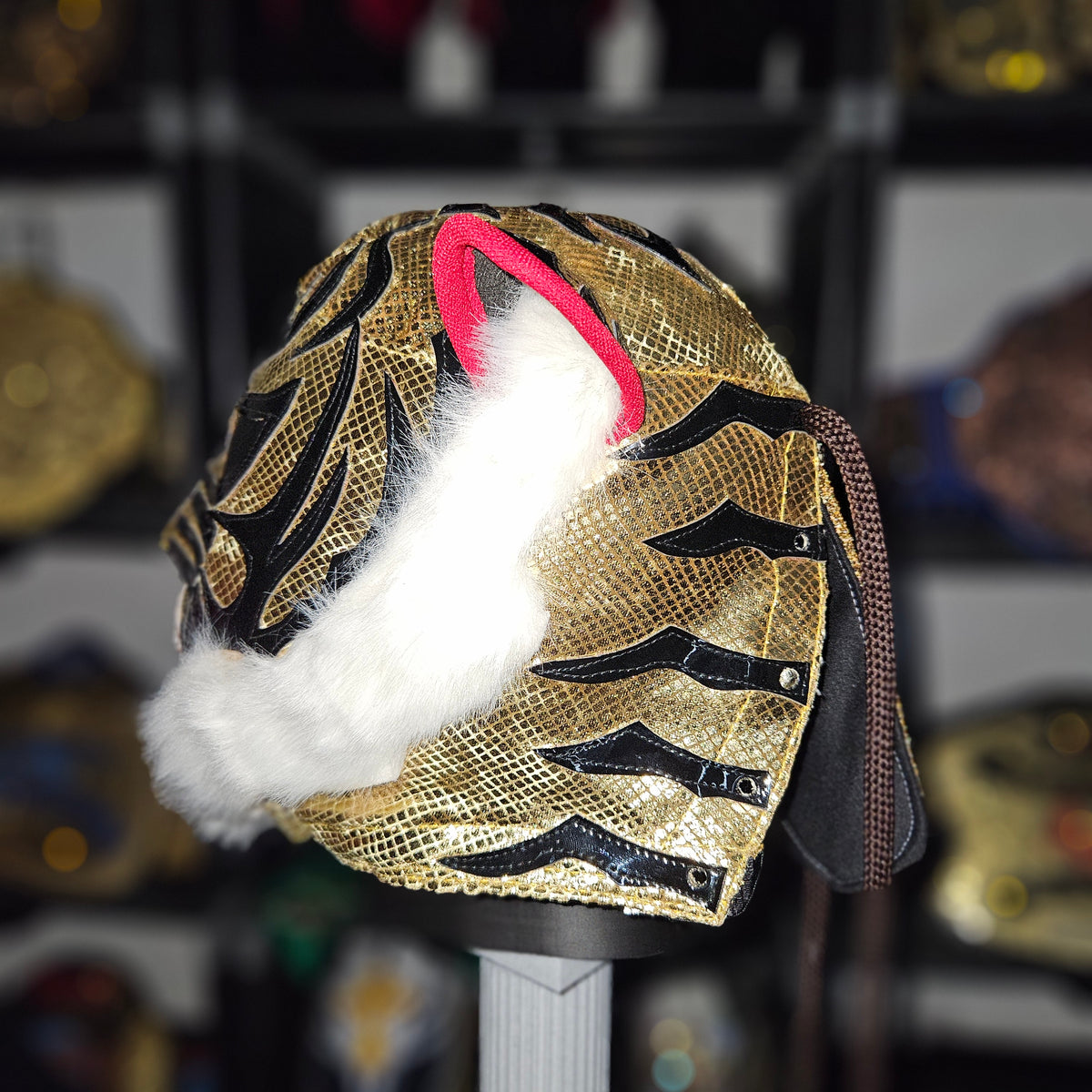 Tiger Mask Gold Semi Pro Adult Size Mask