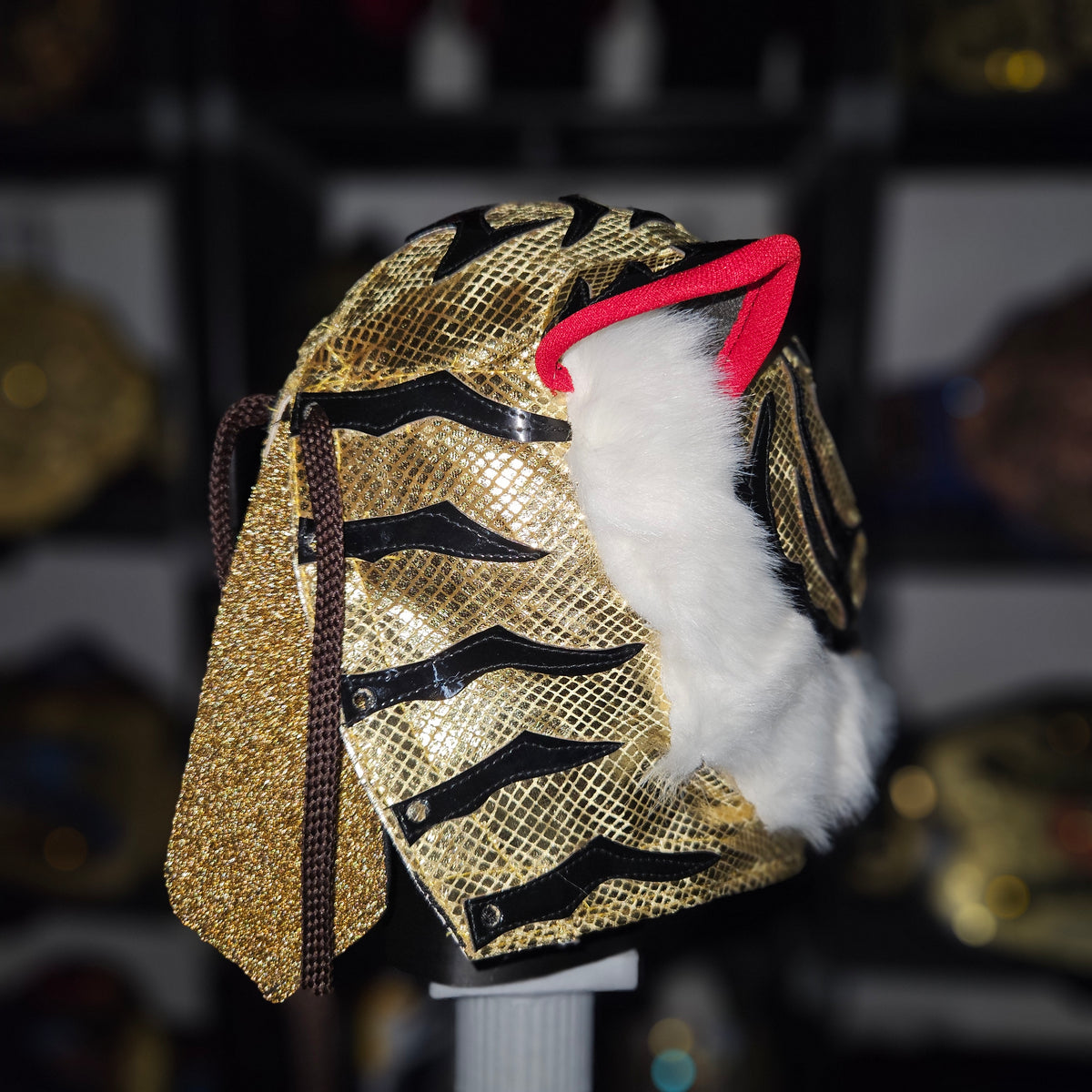 Tiger Mask Gold Semi Pro Adult Size Mask