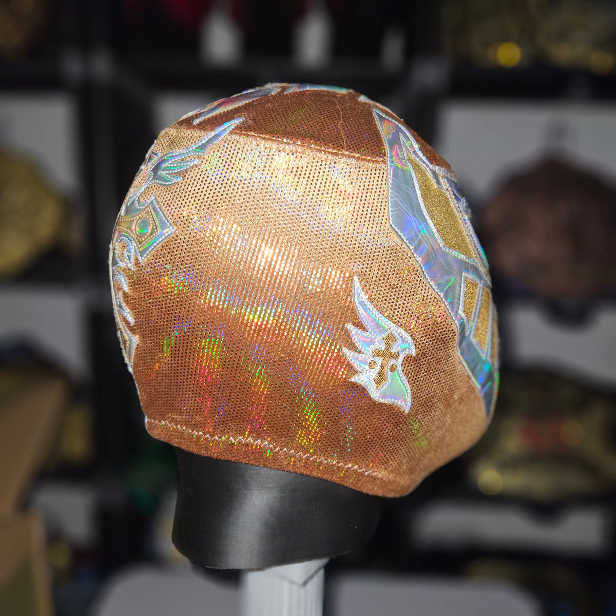 Mistico Gold & White Pro-grade Adult Size Mask